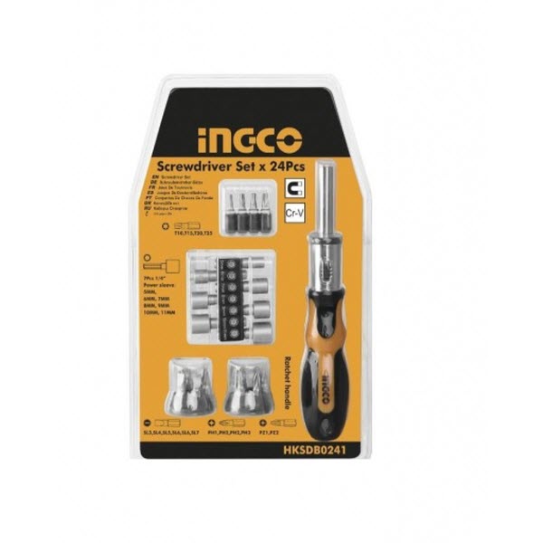Ingco 24 pieces screwdriver kit HKSDB0248