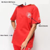 Crew Neck Red Printed T-Shirt - Copy
