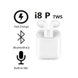 Twin true i8P Wireless Headset with Charging Box in PAK