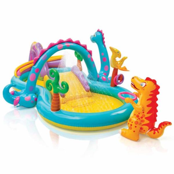 Intex Dinoland Inflatable Paddling Pool Play Center 57135